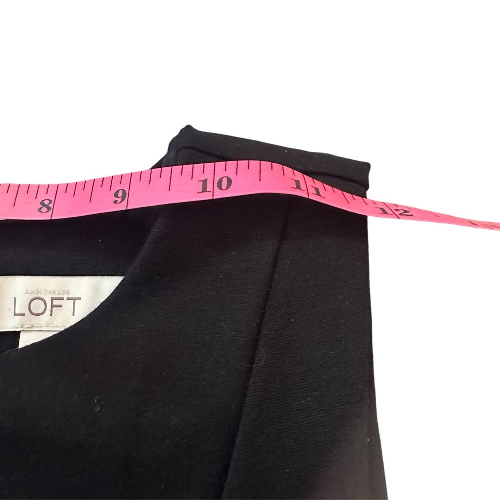 Ann Taylor LOFT Black Short A line Dress in Women’s 6 petite - Picture 10 of 13